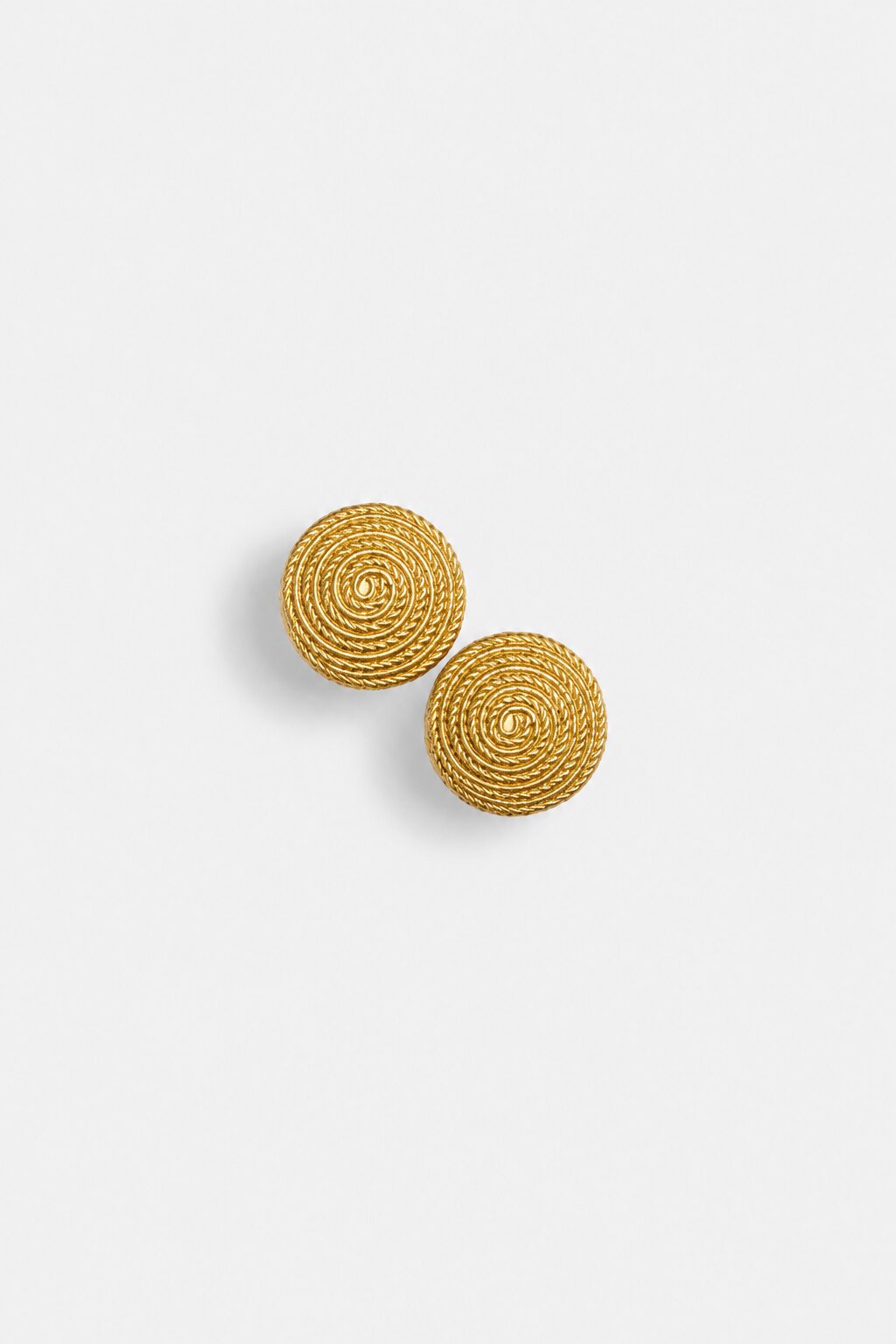 Gold Spiral Rope Pattern Ethnic Wear Button for Sherwani, Bandhgala and Blazer Styling