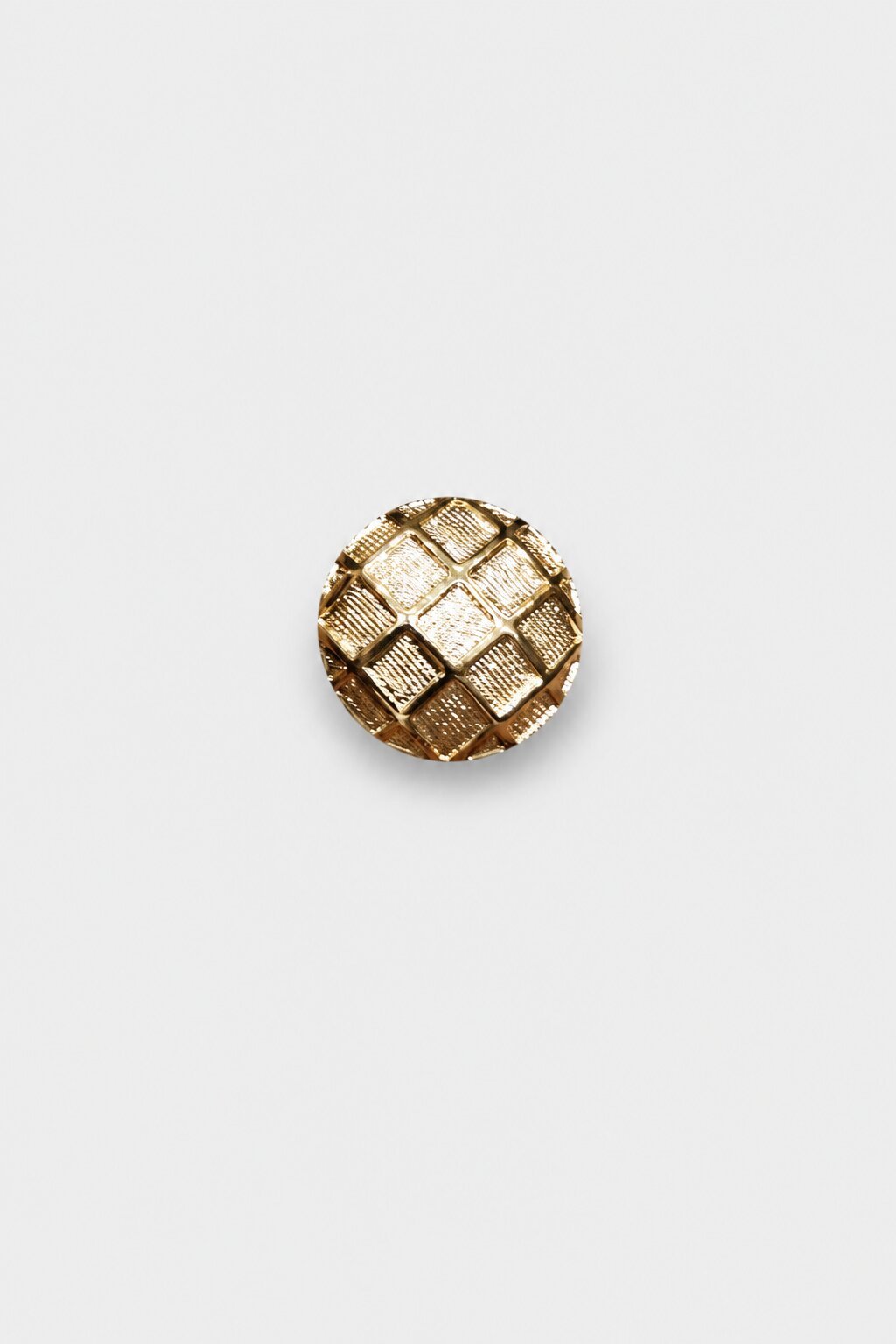 Gold Geometric Checkered Ethnic Wear Button for Sherwani, Bandhgala and Blazer Styling