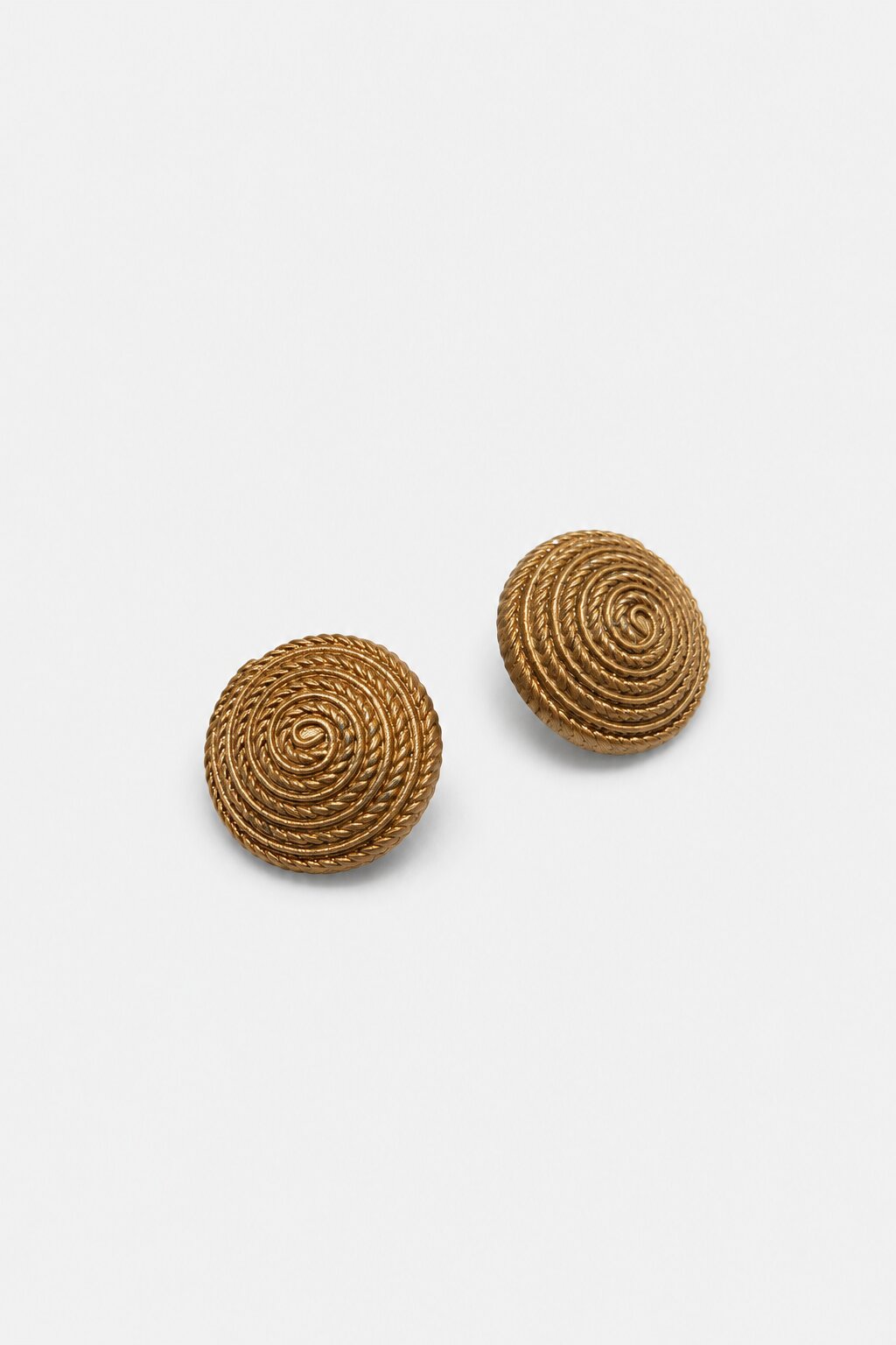 Gold Spiral Rope Pattern Ethnic Wear Button for Sherwani, Bandhgala and Blazer Styling