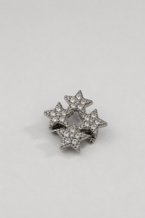 Crystal Star Cluster Statement Brooch